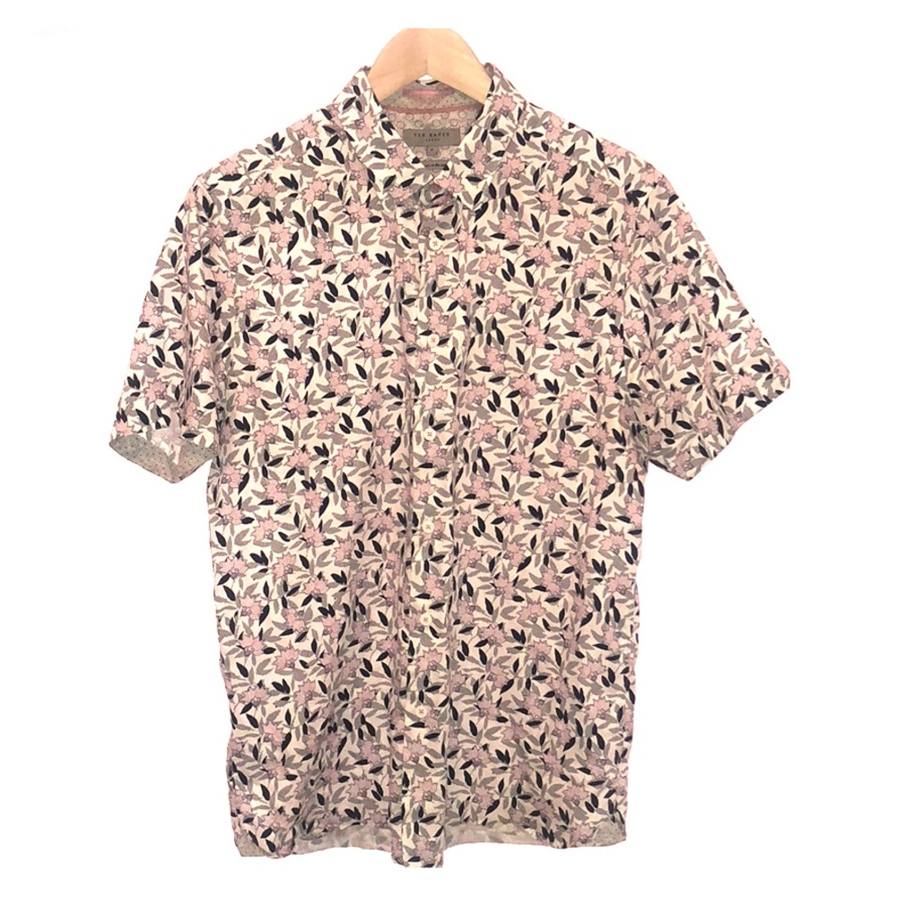 Ted Baker Short Sleeve Lotus Print